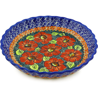 Fluted Pie Dish in pattern D98