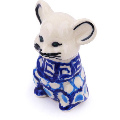 Mouse Figurine in pattern D28
