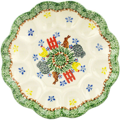 Egg Plate in pattern D473