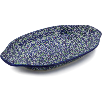 Platter with Handles in pattern D183