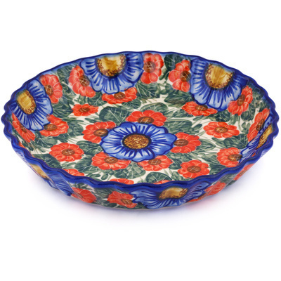 Pattern D143 in the shape Fluted Pie Dish