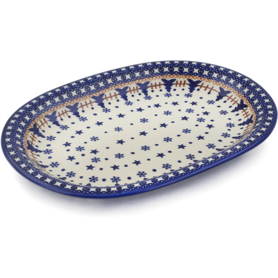 Oval Platter in pattern D100