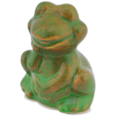 Frog Figurine in pattern D514