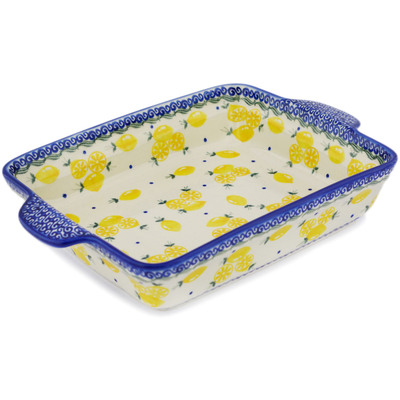 Pattern D457 in the shape Rectangular Baker with Handles