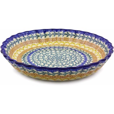 Fluted Pie Dish in pattern D168
