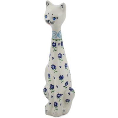 Cat Figurine in pattern D35