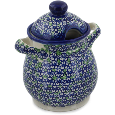 Jar with Lid and Handles in pattern D137