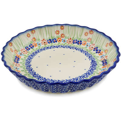 Fluted Pie Dish in pattern D146