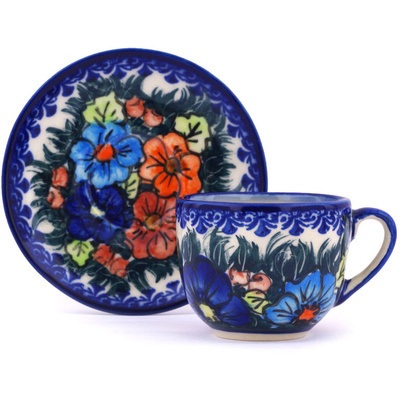 Pattern D86 in the shape Espresso Cup with Saucer