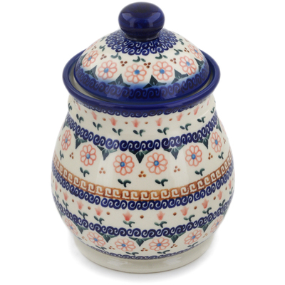 Pattern D2 in the shape Jar with Lid