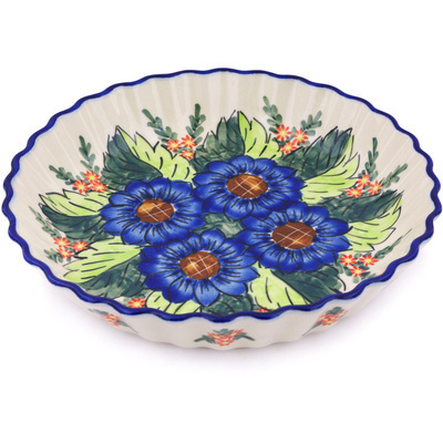 Fluted Pie Dish in pattern D145