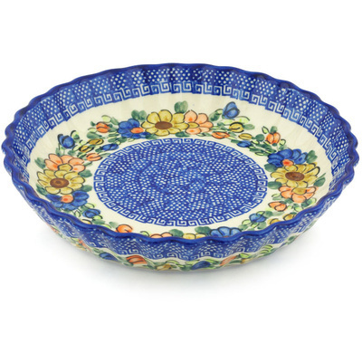 Fluted Pie Dish in pattern D149
