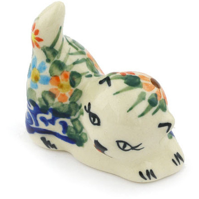 Cat Figurine in pattern D146