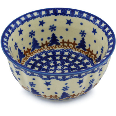 Pattern D100 in the shape Fluted Bowl