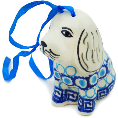 Pattern D28 in the shape Dog Ornament