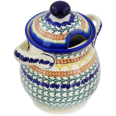 Jar with Lid and Handles in pattern D168