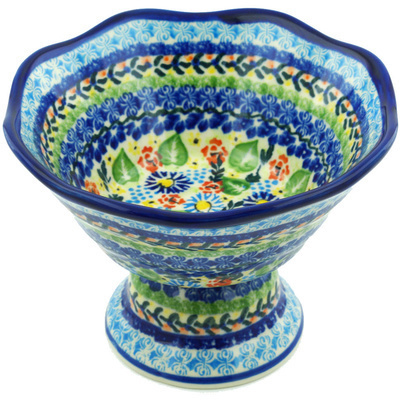 Bowl with Pedestal in pattern D82