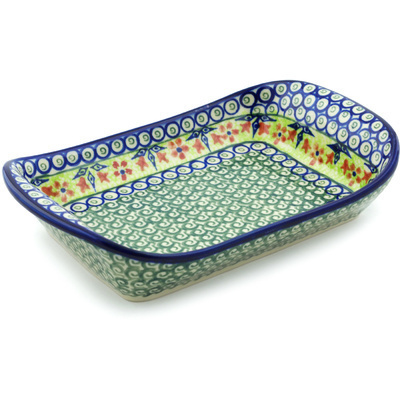 Platter with Handles in pattern D45