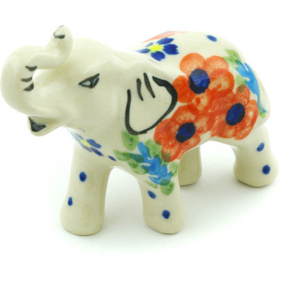 Elephant Figurine in pattern D65