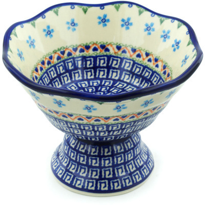 Bowl with Pedestal in pattern D40