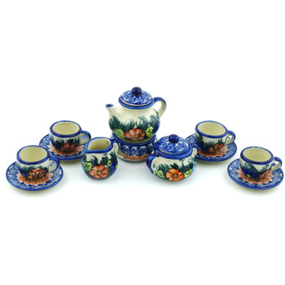 Mini Tea Set in pattern D86