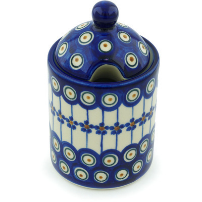 Jar with Lid with Opening in pattern D63
