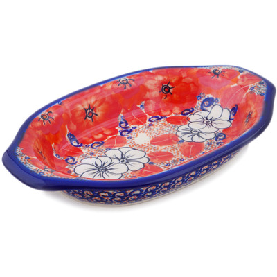 Platter with Handles in pattern D201