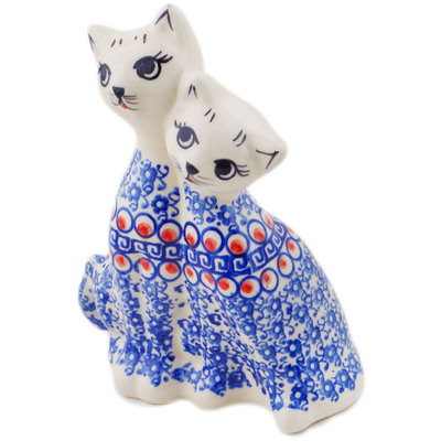 Cat Figurine in pattern D214