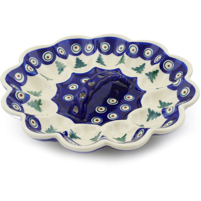 Pattern D101 in the shape Egg Plate