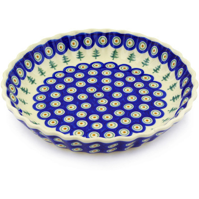 Pattern D101 in the shape Fluted Pie Dish