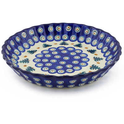 Fluted Pie Dish in pattern D102