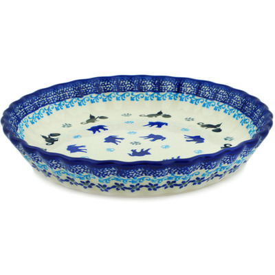 Fluted Pie Dish in pattern D279