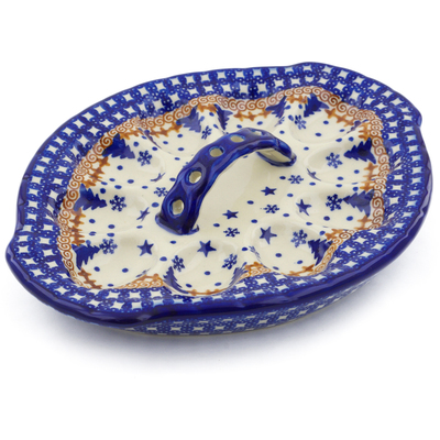 Egg Plate in pattern D100