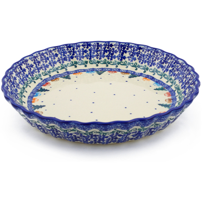 Fluted Pie Dish in pattern D103