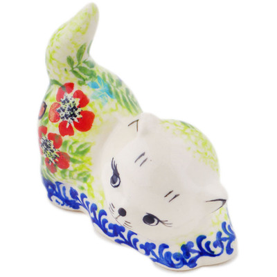 Cat Figurine in pattern D219