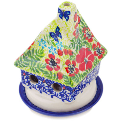 swiecznik domek in pattern D219