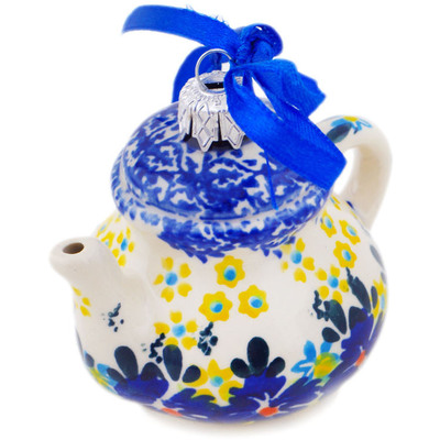 Pattern D202 in the shape Teapot Ornament