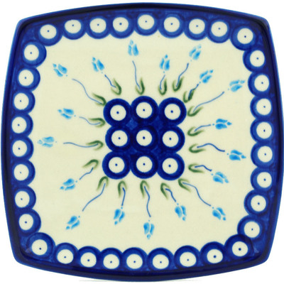 Square Plate in pattern D107