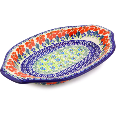 Platter with Handles in pattern D152