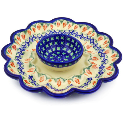 Pattern D24 in the shape Egg Plate