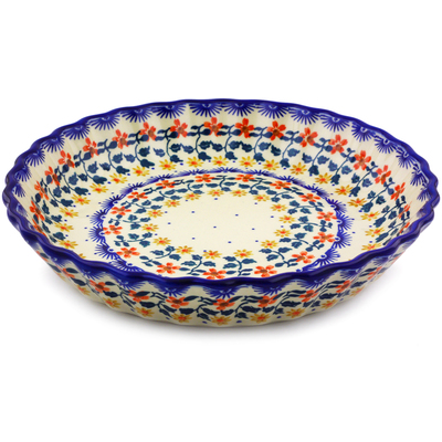 Pattern D176 in the shape Fluted Pie Dish