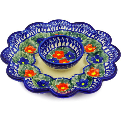 Pattern D58 in the shape Egg Plate