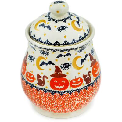 Pattern D314 in the shape Jar with Lid