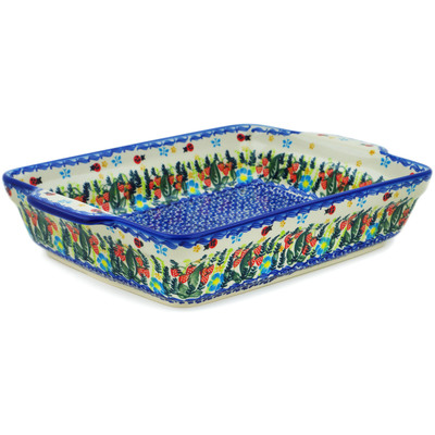Pattern D316 in the shape Rectangular Baker with Handles