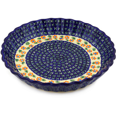 Fluted Pie Dish in pattern D5