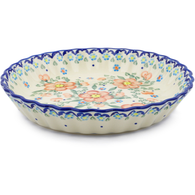 Fluted Pie Dish in pattern D26