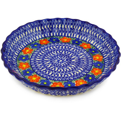 Pattern D58 in the shape Fluted Pie Dish