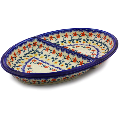 Divided Dish in pattern D176
