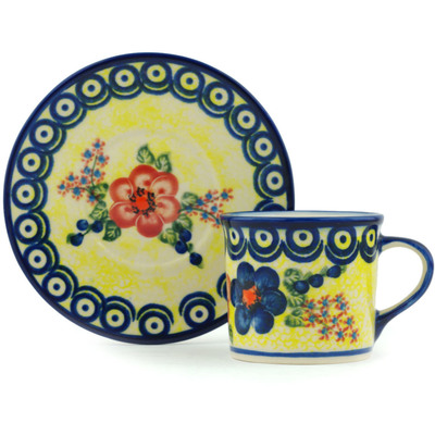 Cup with Saucer in pattern D64