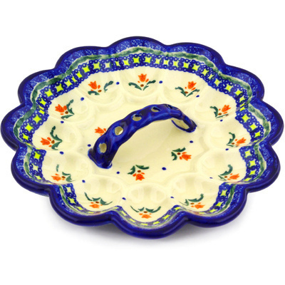 Pattern D7 in the shape Egg Plate